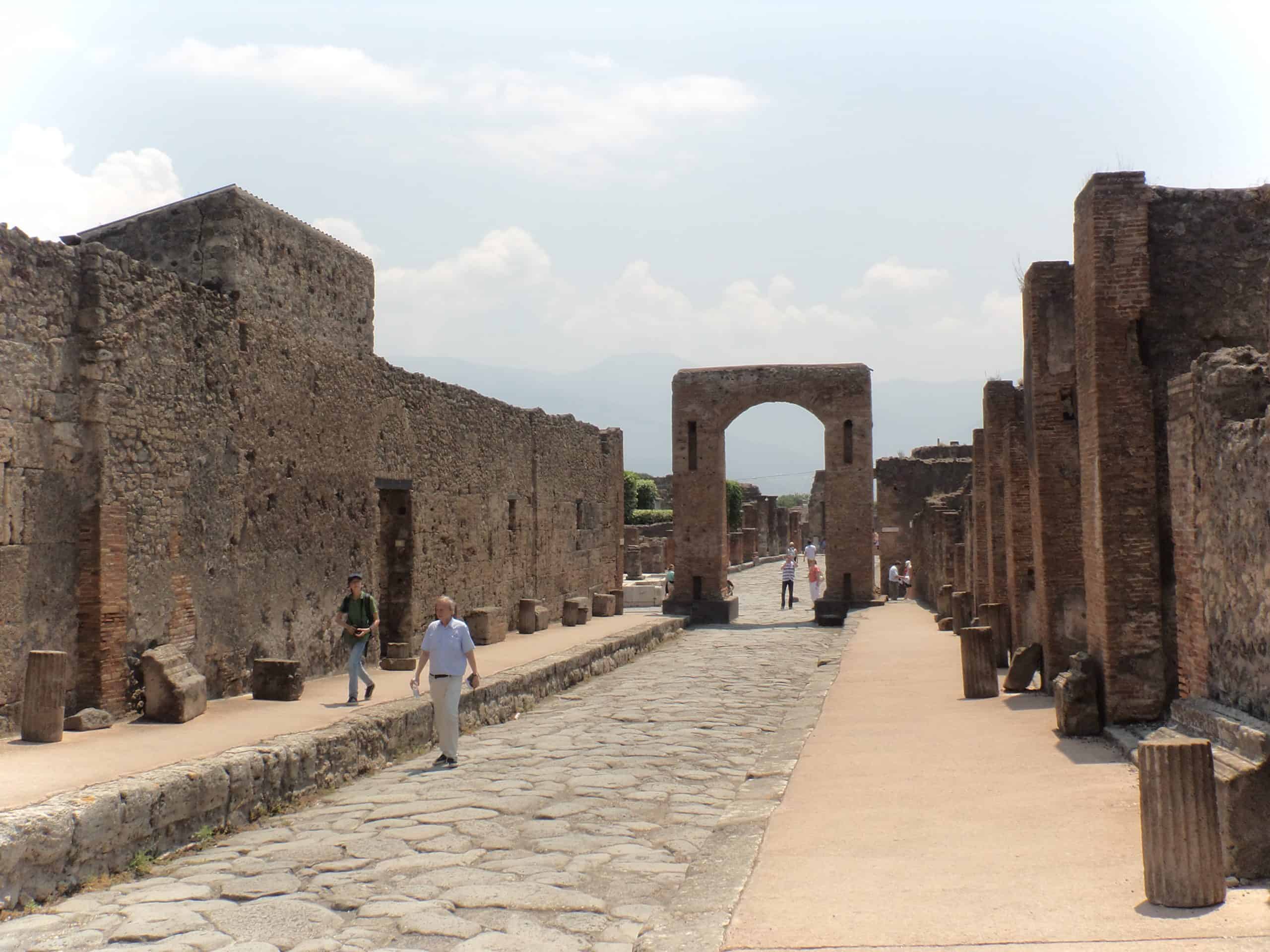 Street view of Pompeii