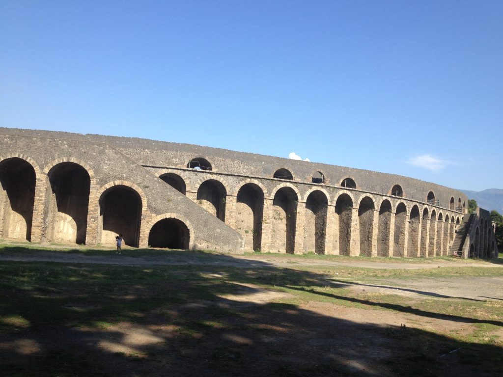 Outside of the Ampitheater in Pompeii