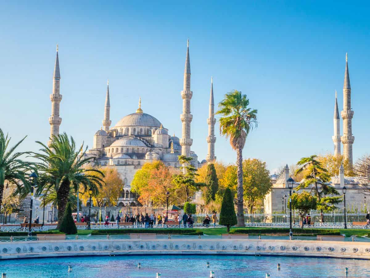 The Blue Mosque in Istanbul, Turkey.