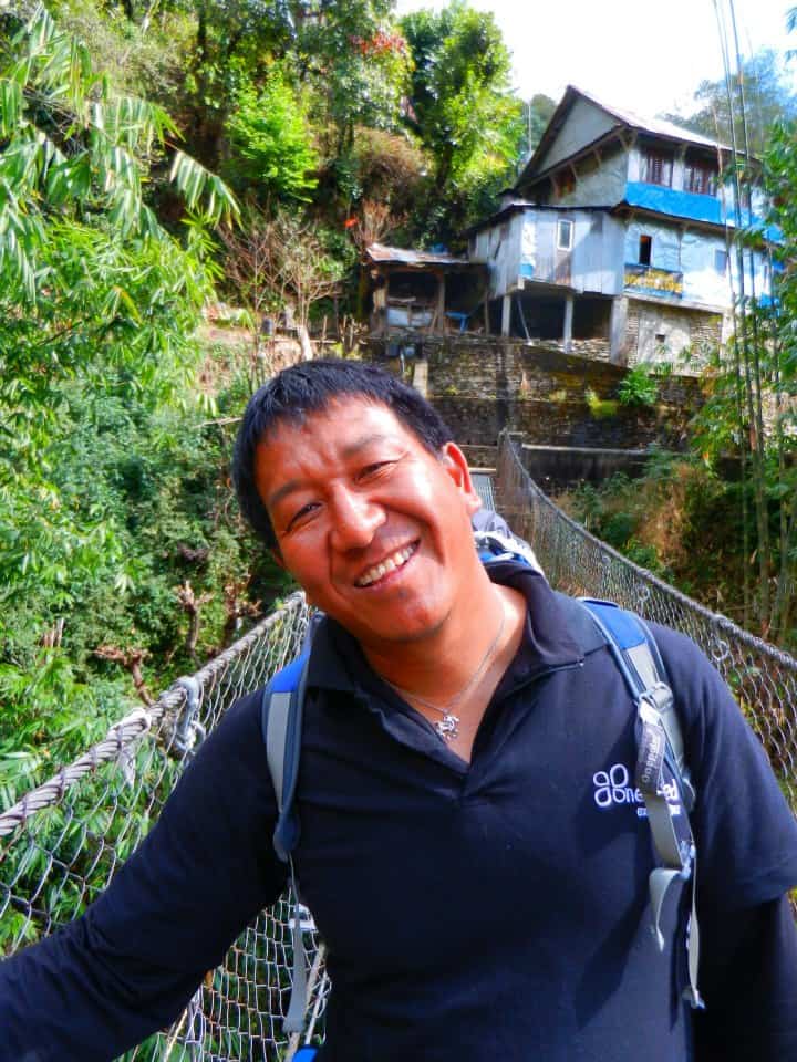 Sherpa guide for our Annapurna Circuit trek.