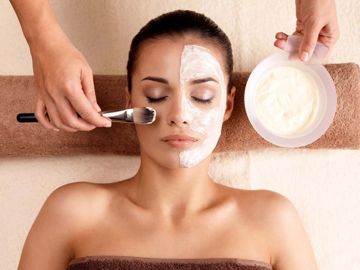 Woman enjoys a luxury spa service in Turkey.