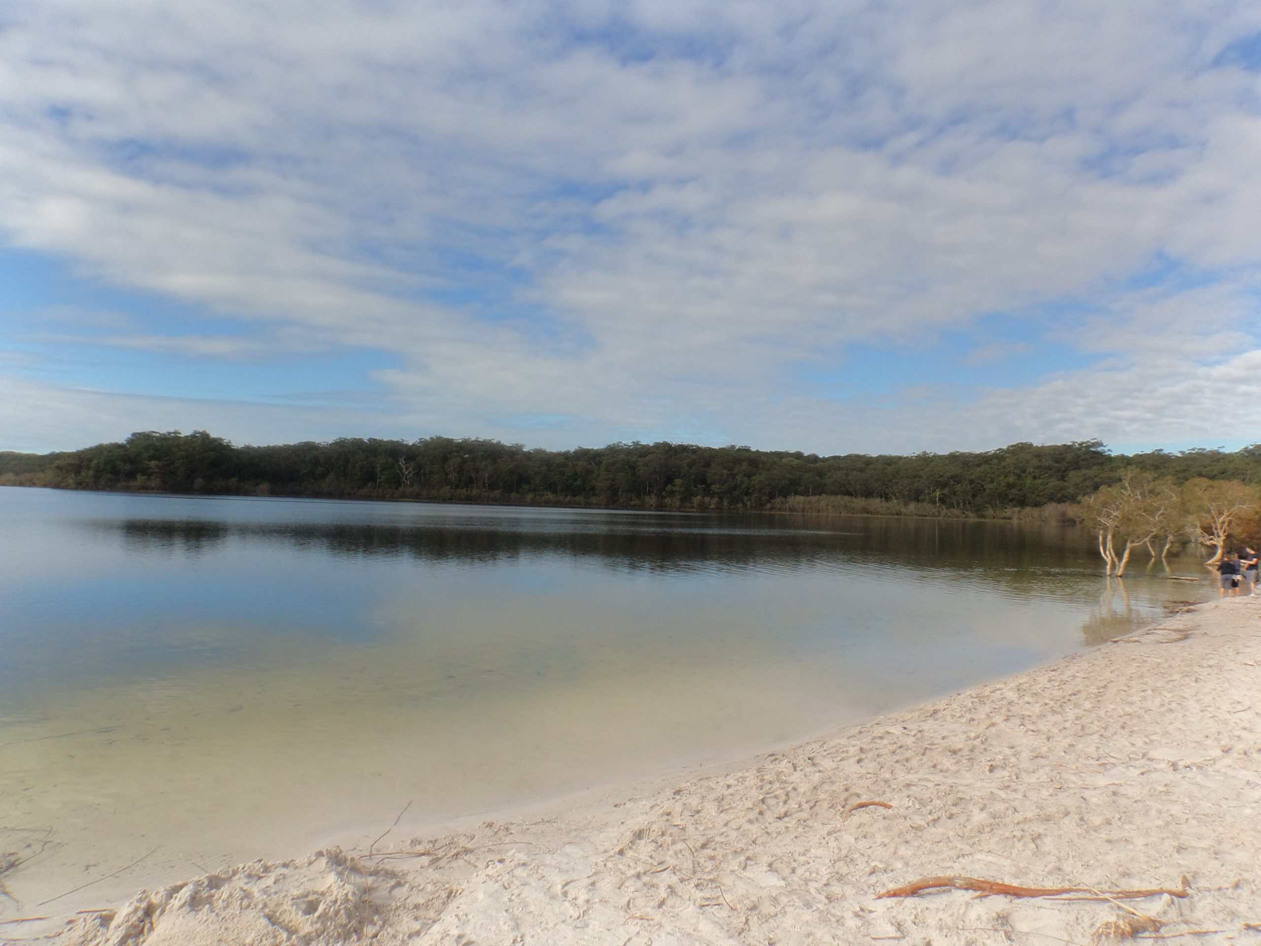 Lake McKenzie on K'gari island.