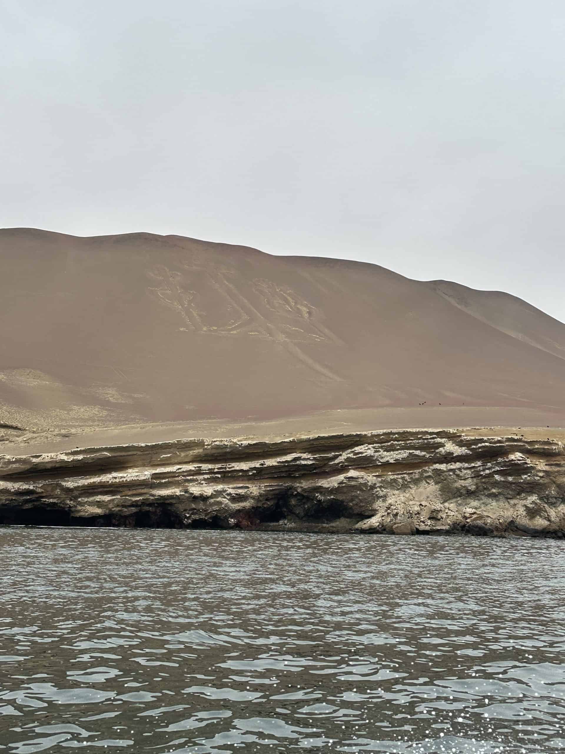 The mysterious Candelabra geoglyph off of the coast of Paracas.