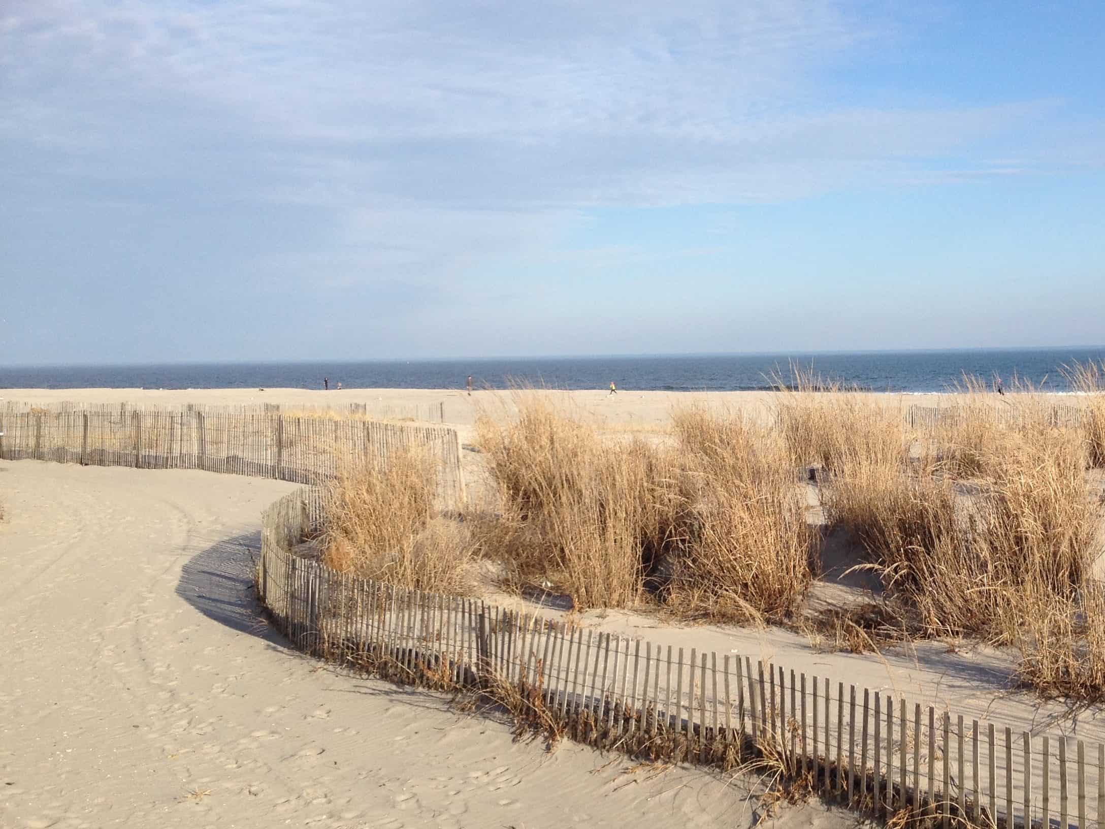 The Ocean City, NJ beach.