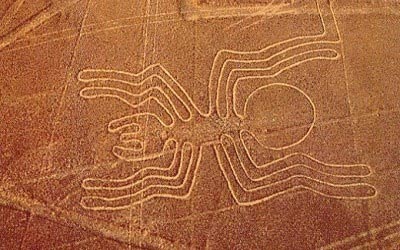 Nazca lines, spider geoglyph.