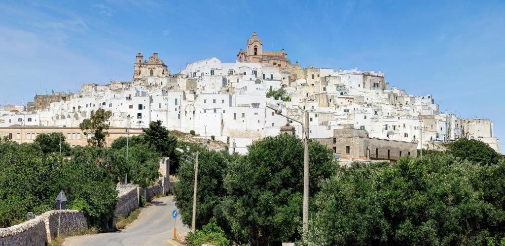 The "white city" of Ostuni in the Puglia region of Italy.