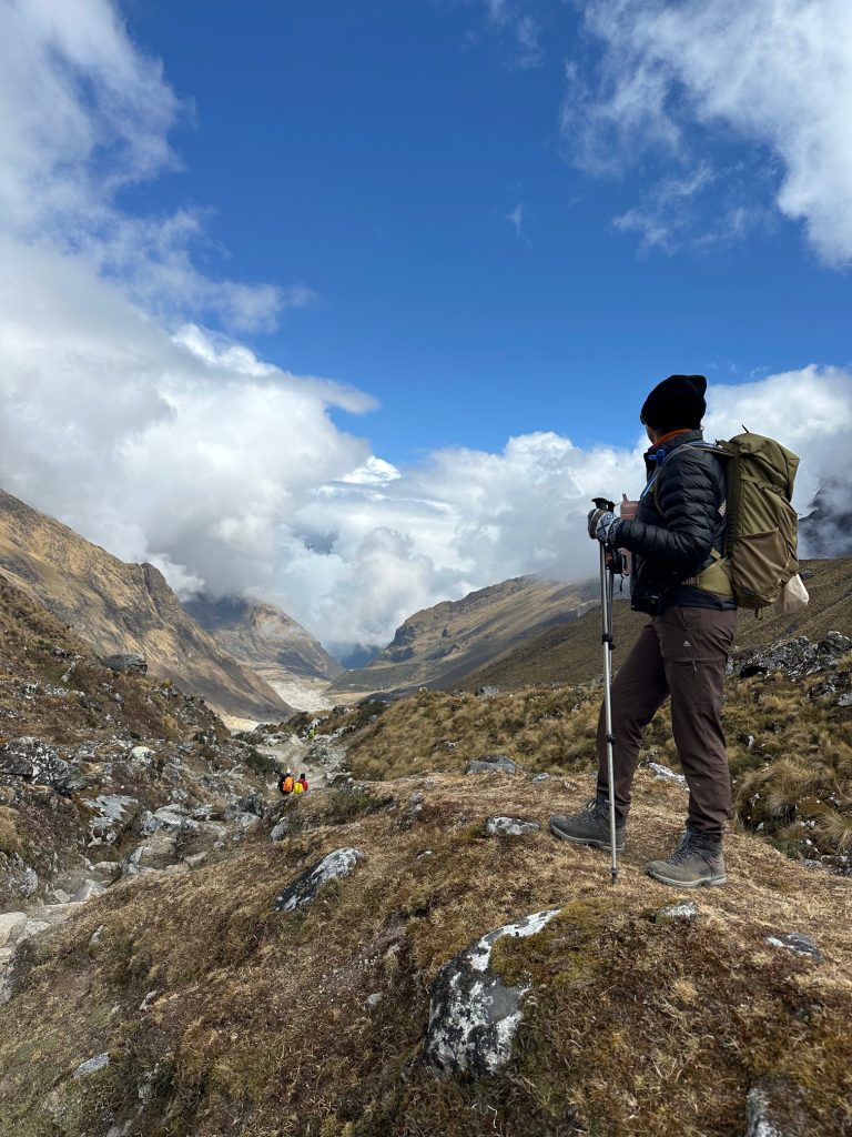 Hiker contemplates her travel intentions for 2026