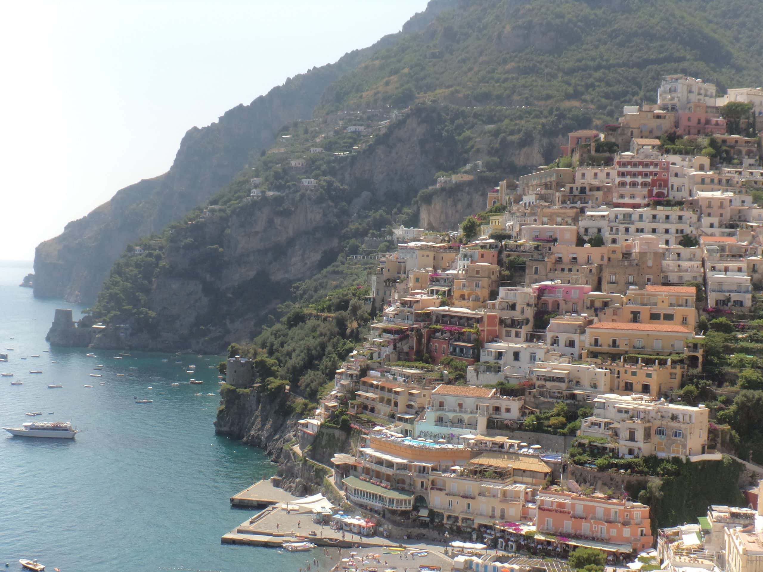 Positano village on the Amalfi Coast
