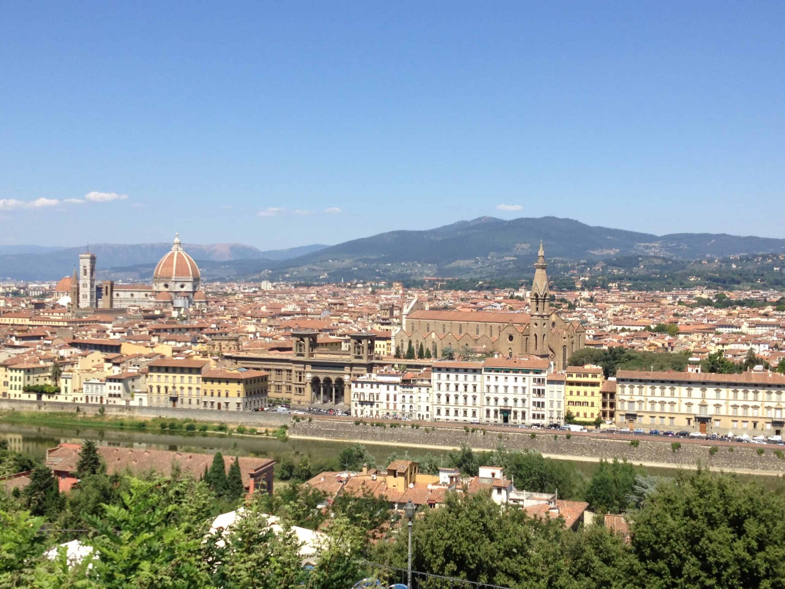 Florence, Italy from Piazzale Michelangelo.